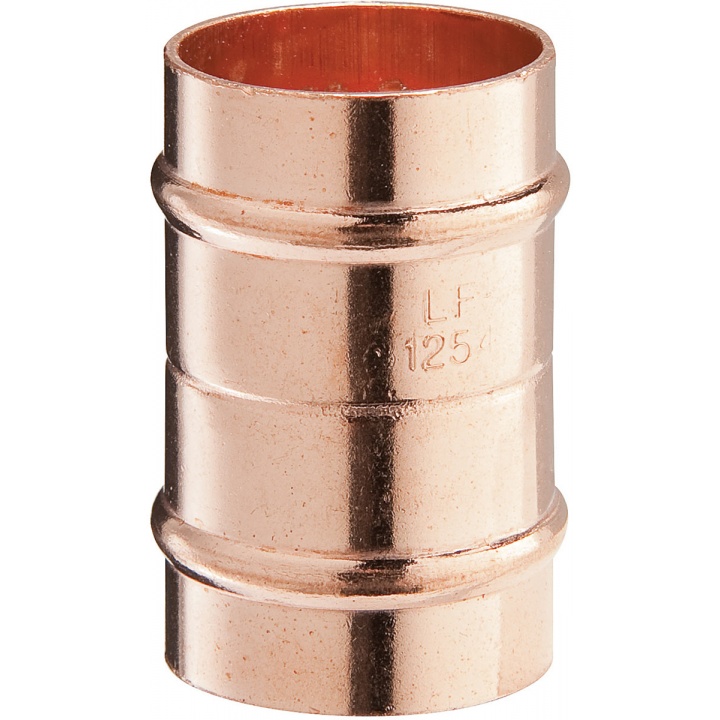 Copper Solder Ring Straight Coupler 15mm (PK 10)
