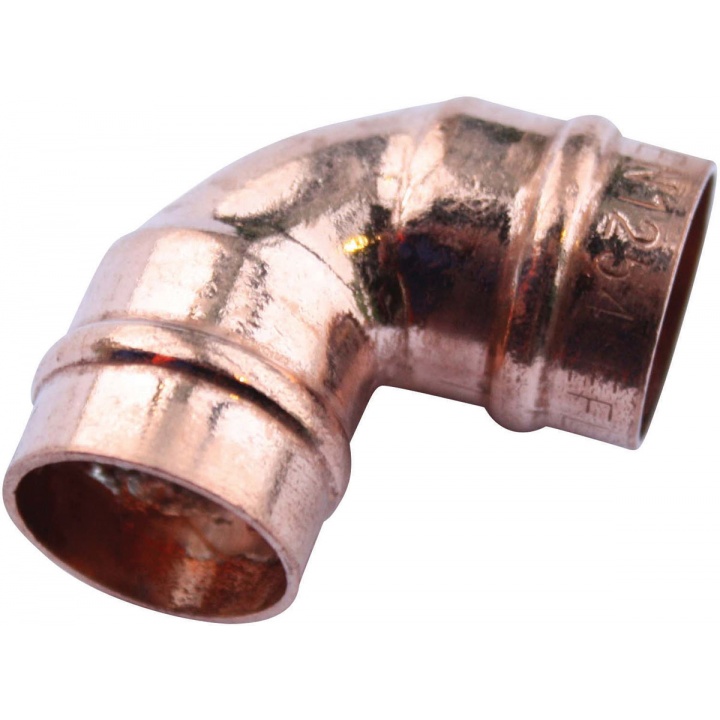 Copper Solder Ring Equal Elbow 22mm