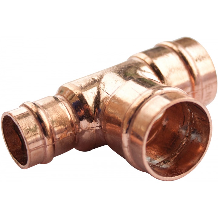 Copper Solder Ring Reducing Tee