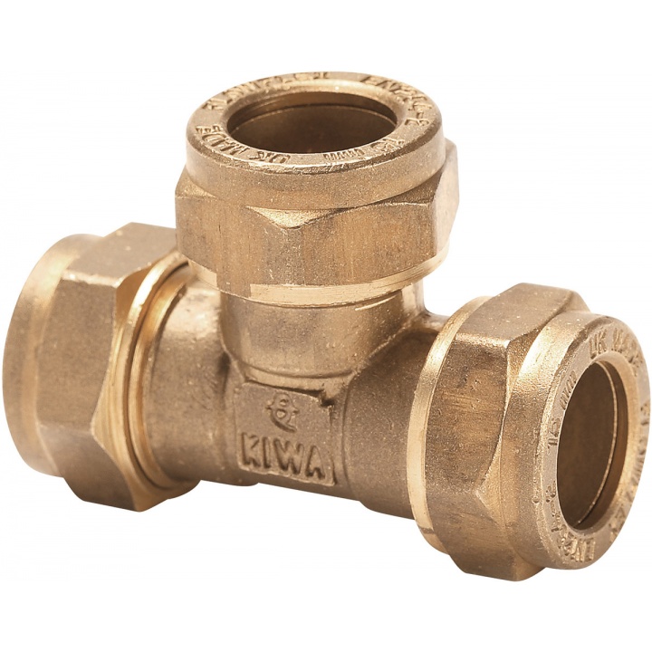 Copper Compression Equal Tee 15mm (PK 10)