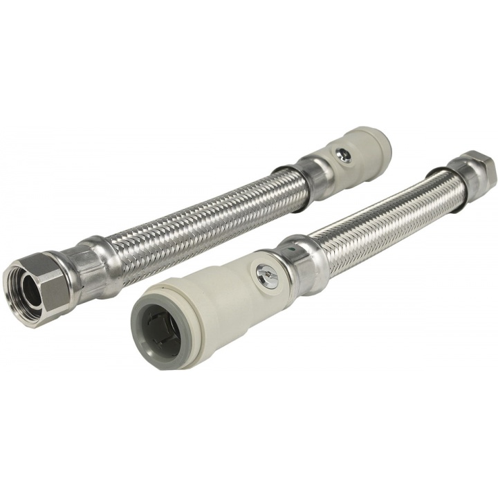 JG Speedfit Braided Flexible Hose with Service Valve