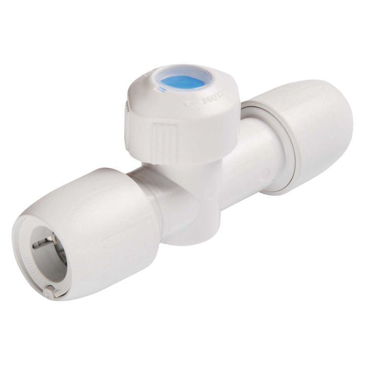 Hep2O Push-Fit Hot & Cold Shut-Off Valve 5mm x 15mm 