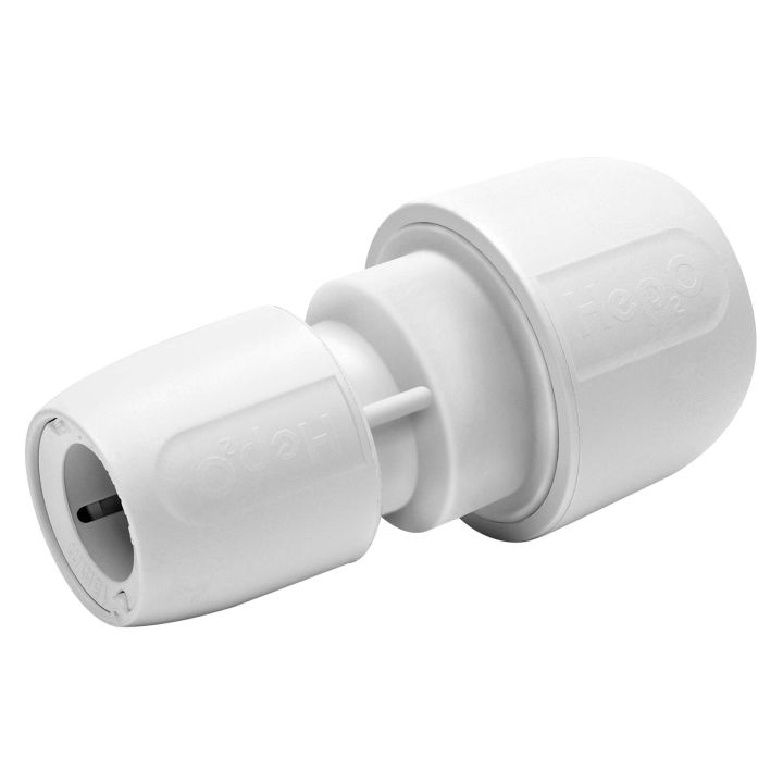 Hep2O Push-Fit Straight Socket Reducer 15mm x 10mm
