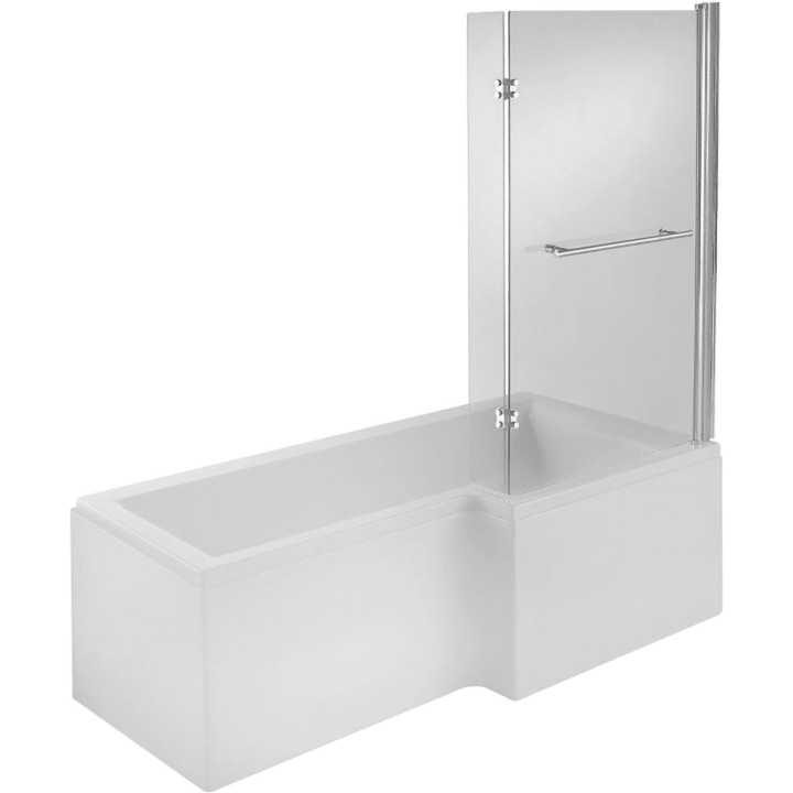 Blok 1700mm L Shape Right Hand Shower Bath Selco
