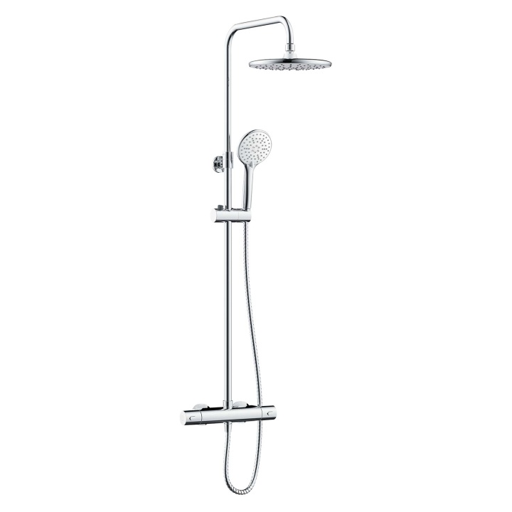 Bristan Buzz Thermostatic Bar Shower Mixer with Rigid Riser