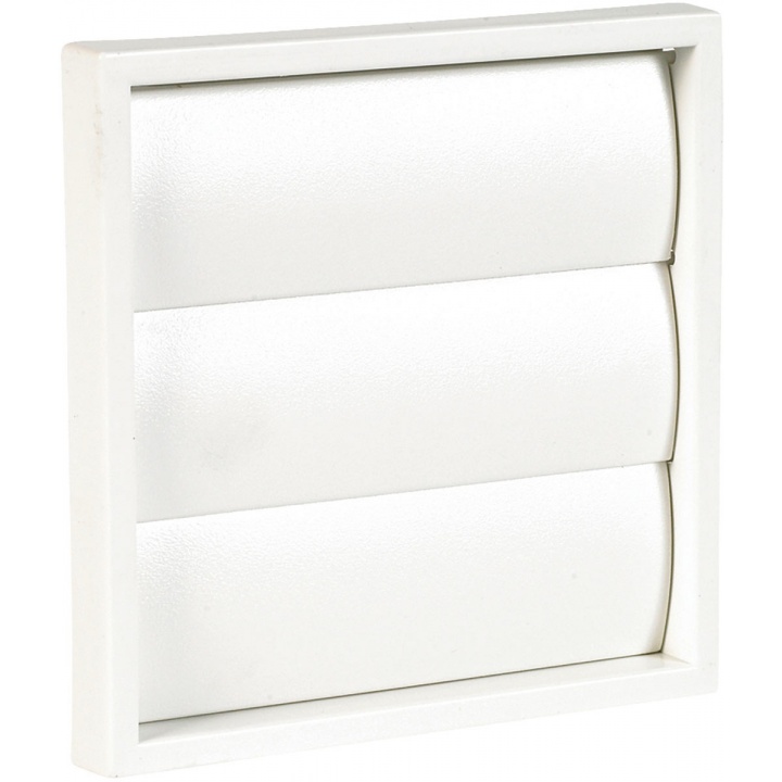 Manrose 100mm White Gravity Shutter Dual Duct Fitting