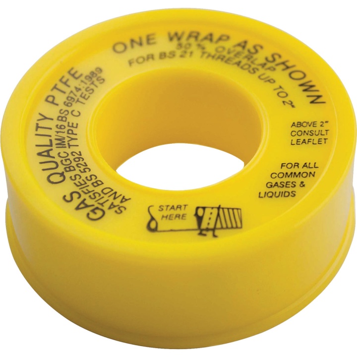 12m Gas PTFE Tape Plumbing & Heating Supplies Selco