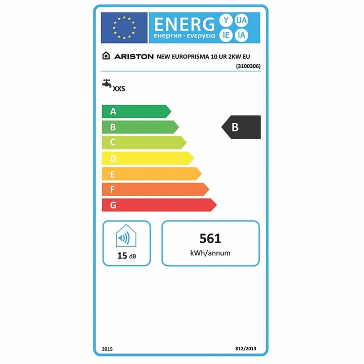 Ariston Europrisma Andris Lux 2kW 10 Litre Electric Water Heater
