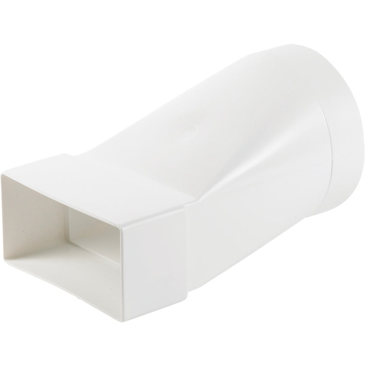Manrose Flat Channel Connector 110 x 54mm To 100mm Round