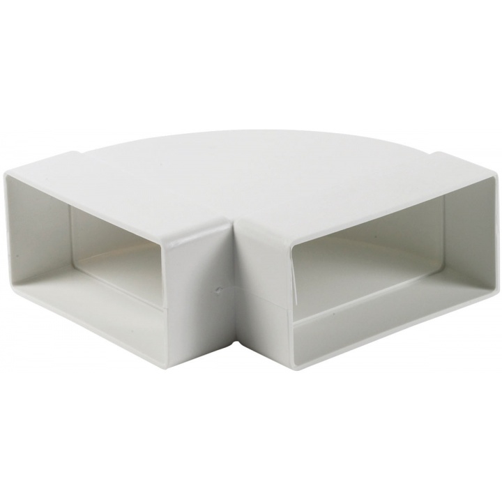 Manrose Flat Channel 90° Bend Horizontal 110 x 54mm
