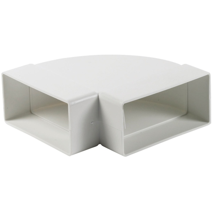 Manrose Flat Channel 90° Bend Horizontal 110 x 54mm