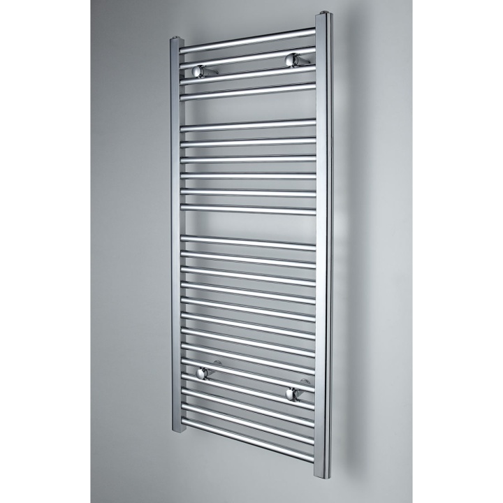 Flat Chrome Heated Towel Rail 1150mm x 500mm