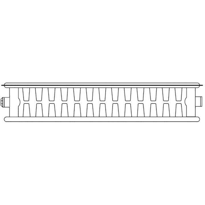 Type 22 Double Radiator 400mm High