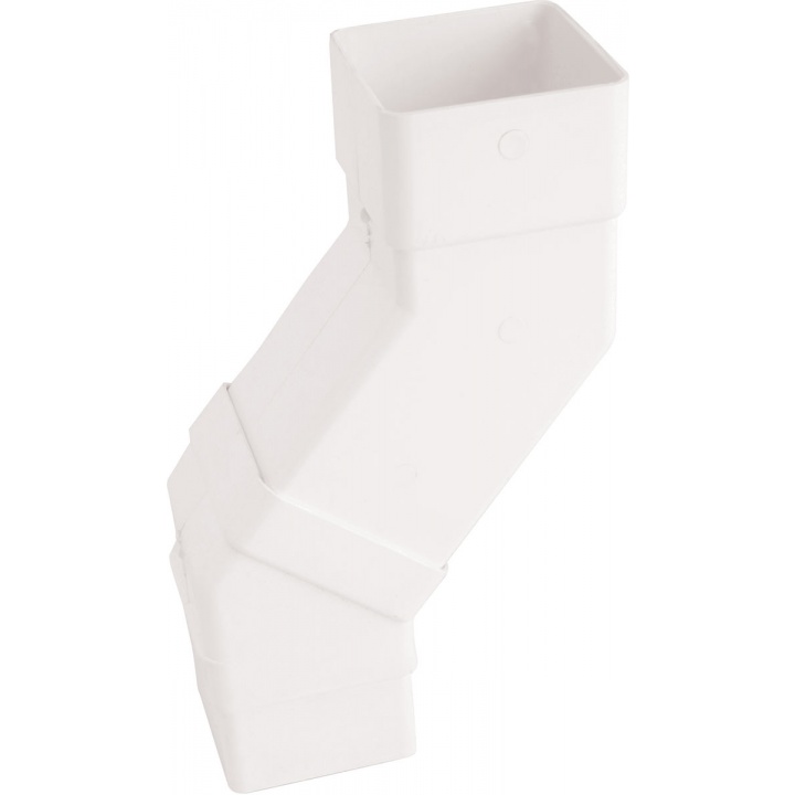 Squareflo 65mm Adjustable Offset White