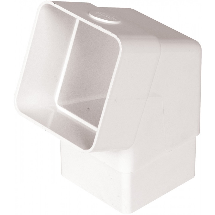 Squareflo 65mm 112.5° Offset Bend White