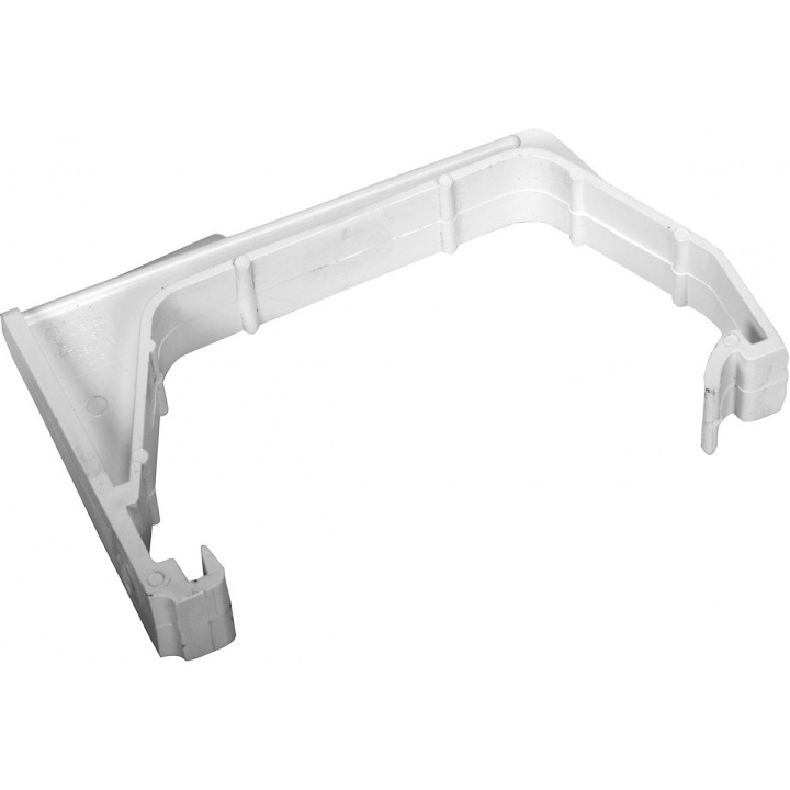Squareflo 114mm Support Bracket Single Screw White