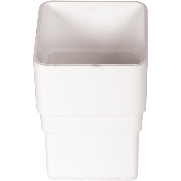 Squareflo 65mm Pipe Connector White