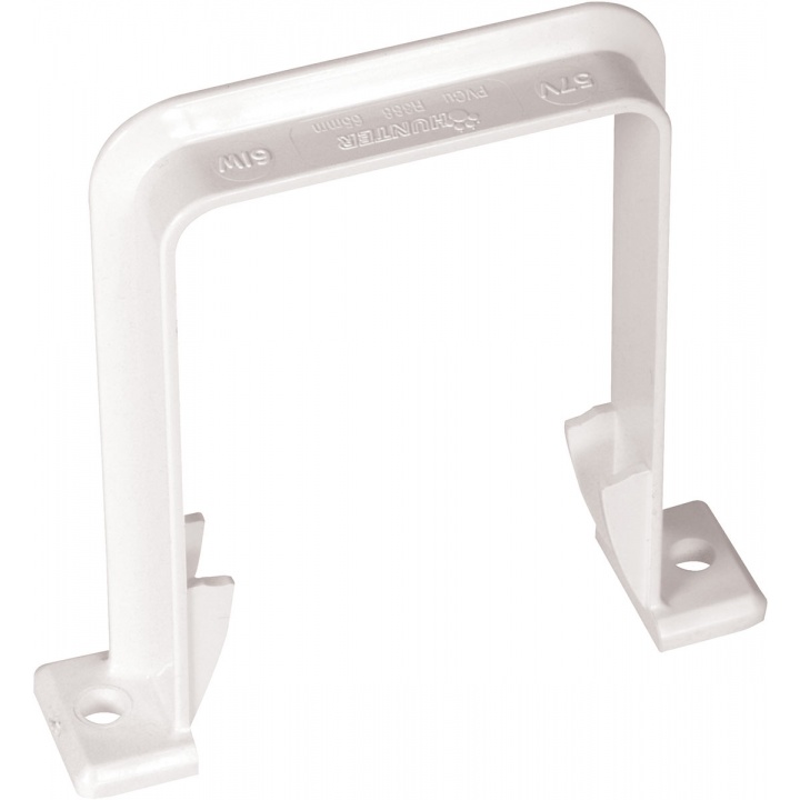 Squareflo 65mm Stand Off Pipe Bracket White