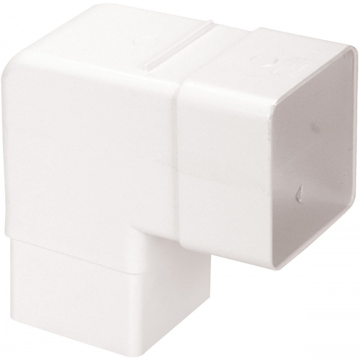 Squareflo 65mm 92.5° Bend White