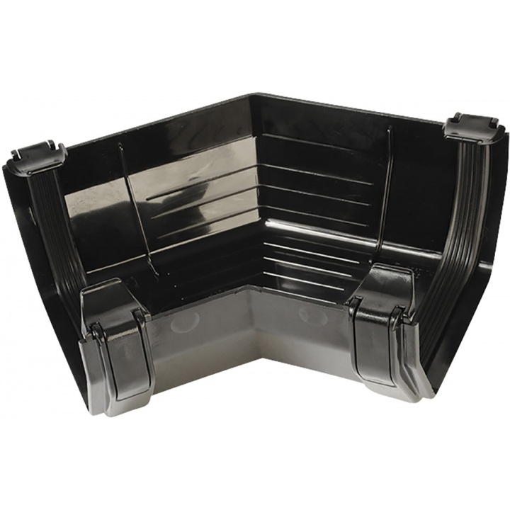 Squareflo 114mm 135° Angle Black