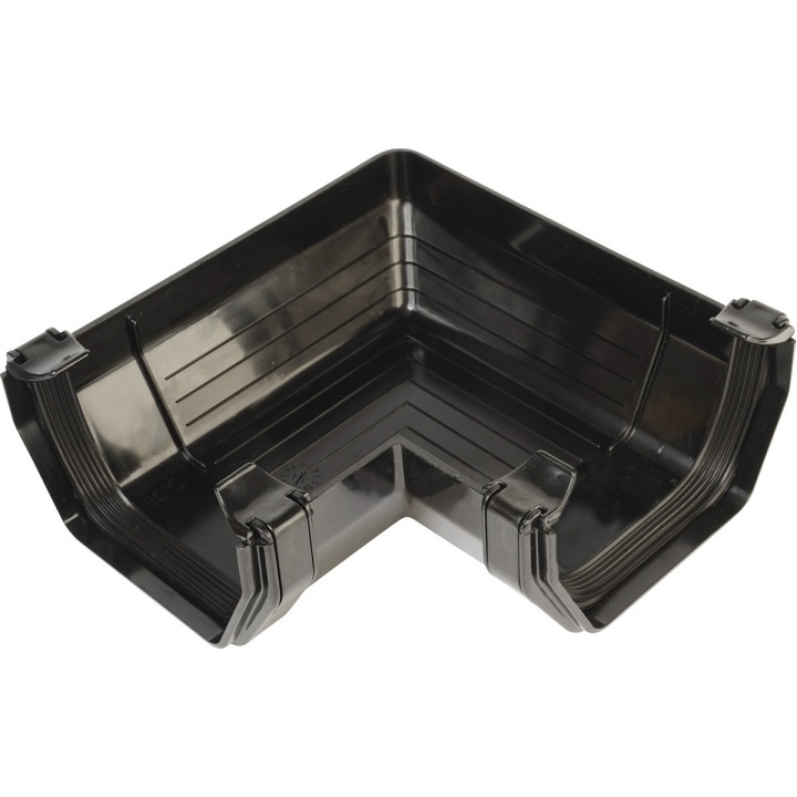 Squareflo 114mm 90° Angle Black
