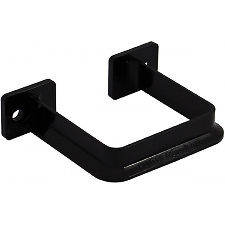 Squareflo 65mm Close Wall Pipe Bracket Black