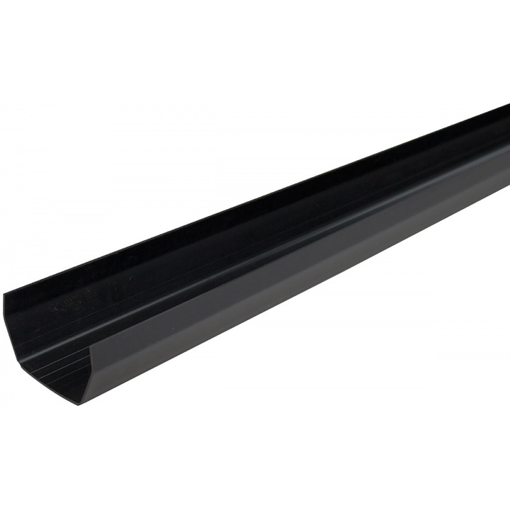 Squareflo 114mm Gutter 2m Black