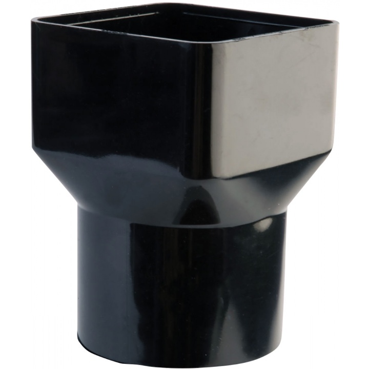 Squareflo 65mm Swivel Adaptor Black