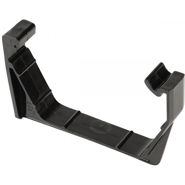 Squareflo 114mm Support Bracket Single Screw Black