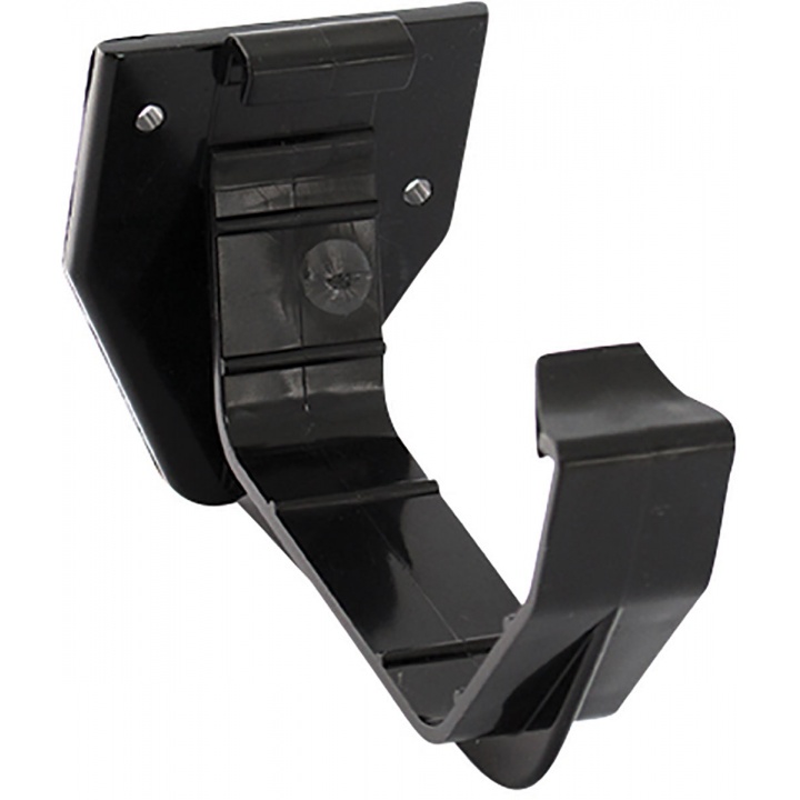 Squareflo 114mm Support Bracket 2 Screw Black
