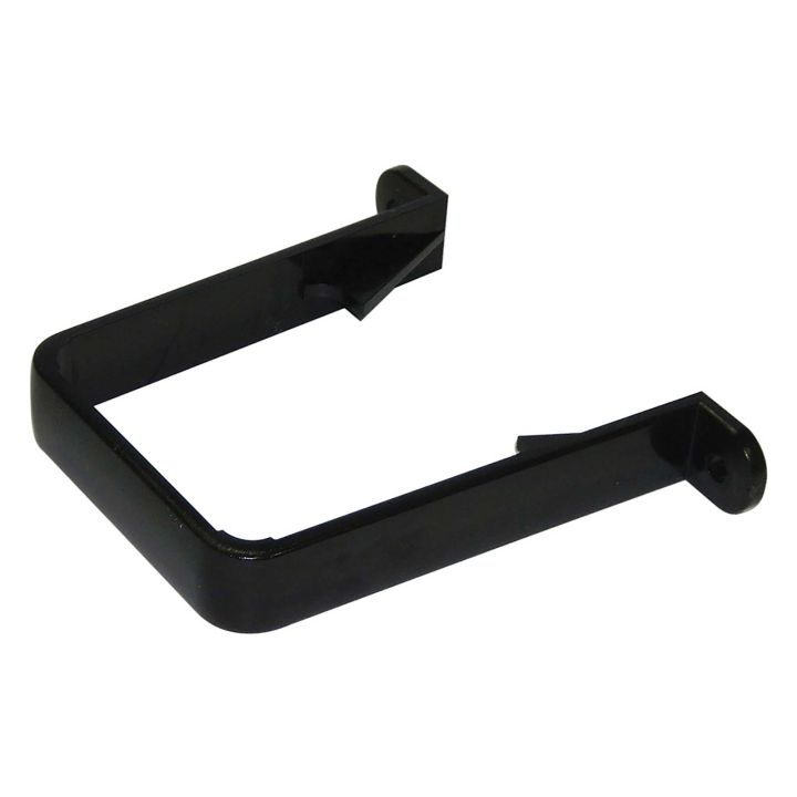 FloPlast Black 65mm Square Downpipe Clip