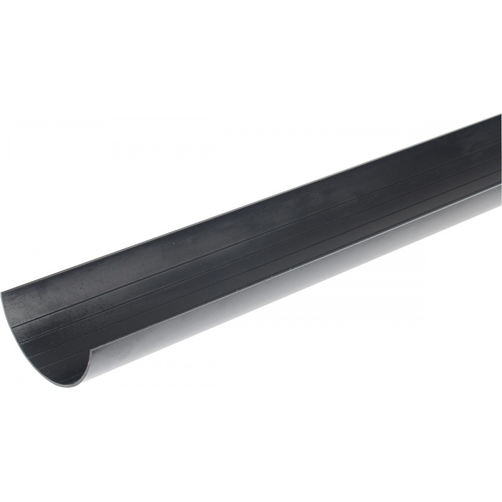 Black Half Round Gutter 112mm x 4m