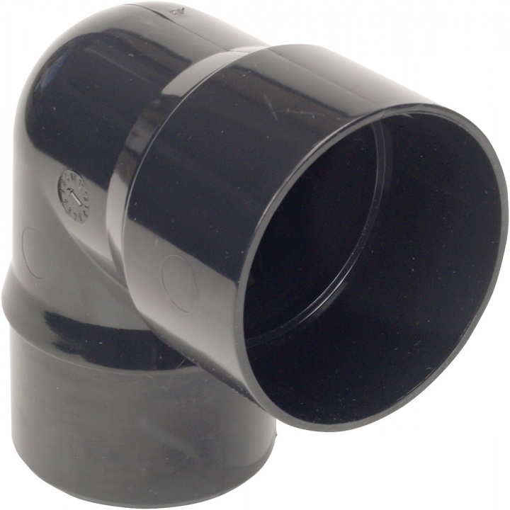 125 68mm 92.5° Bend Black