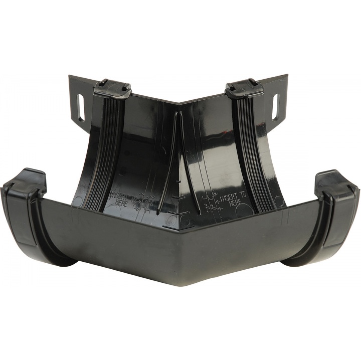 125mm 135° Angle Bracket External Black