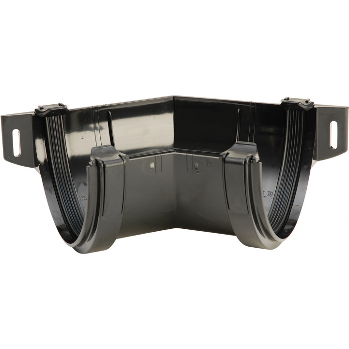 125mm 135° Angle Bracket Internal Black