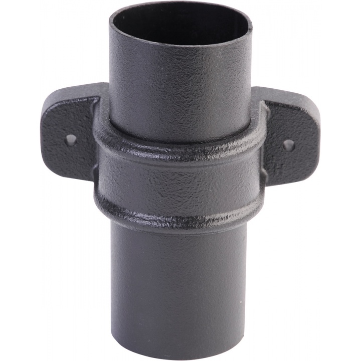 68mm Eared Pipe Bracket Foundry Finish