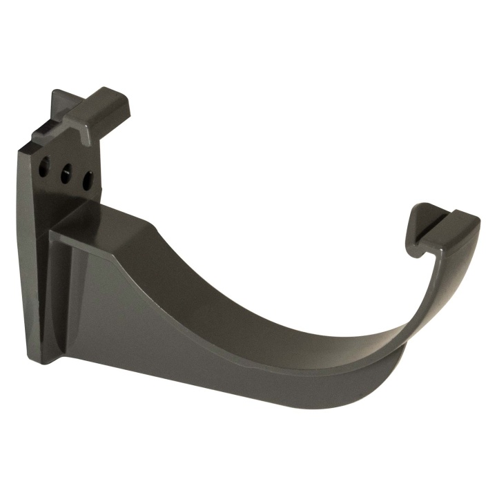 FloPlast Anthracire Grey 112mm Half Round Gutter Fascia Bracket Selco