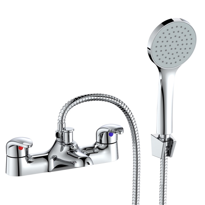 Deva Pisa Bath Shower Mixer Tap with Kit Shower Bath Mixer Taps