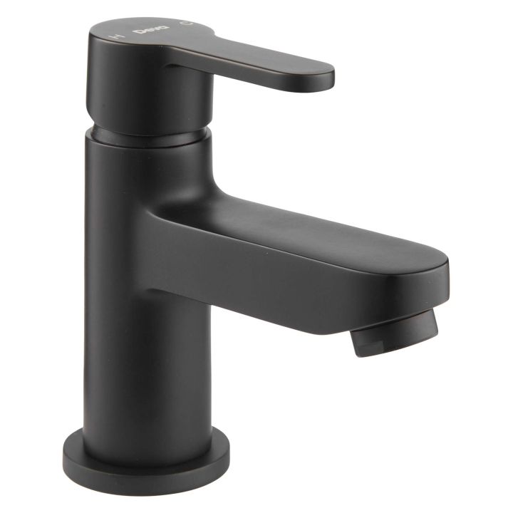 Deva Seville Black Mini Mono Basin Mixer Tap