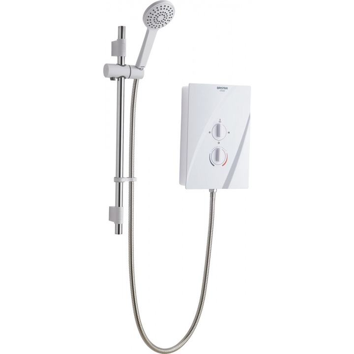Bristan Cheer 8.5kW White & Chrome Electric Shower