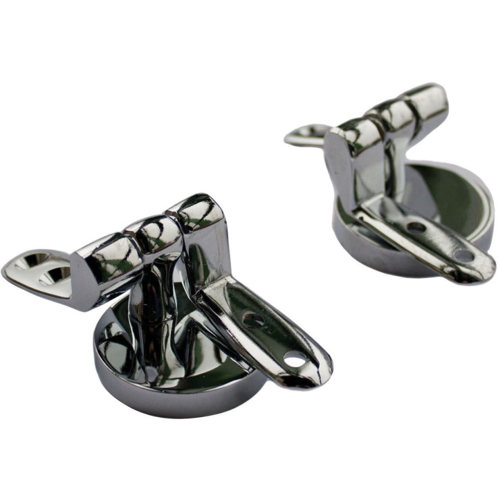 Chrome Toilet Seat Hinges for Wooden Seat Selco