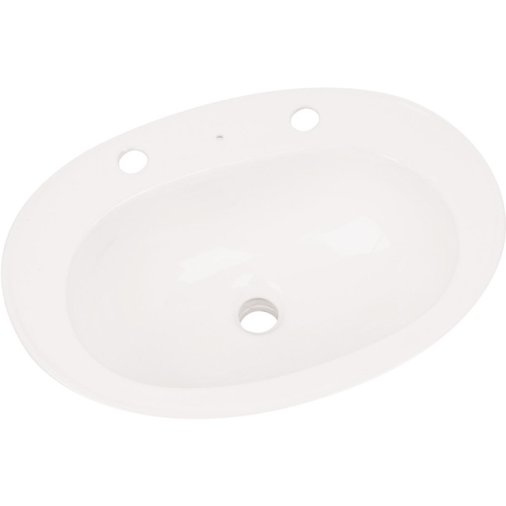 Lecico Atlas 2 Tap Hole Vanity Basin 530 x 415mm