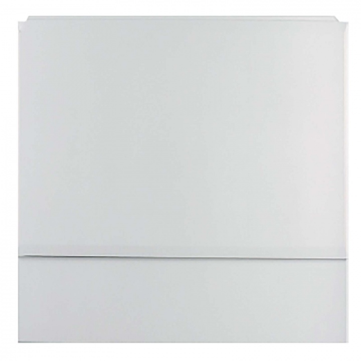White MDF End Bath Panel with Adjustable Plinth 700mm