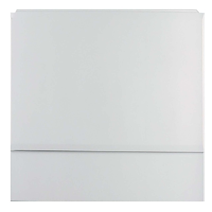White MDF End Bath Panel with Adjustable Plinth 700mm Selco