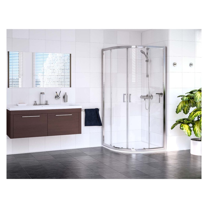 Aqualux Shine 900mm Quadrant Shower Enclosure Selco