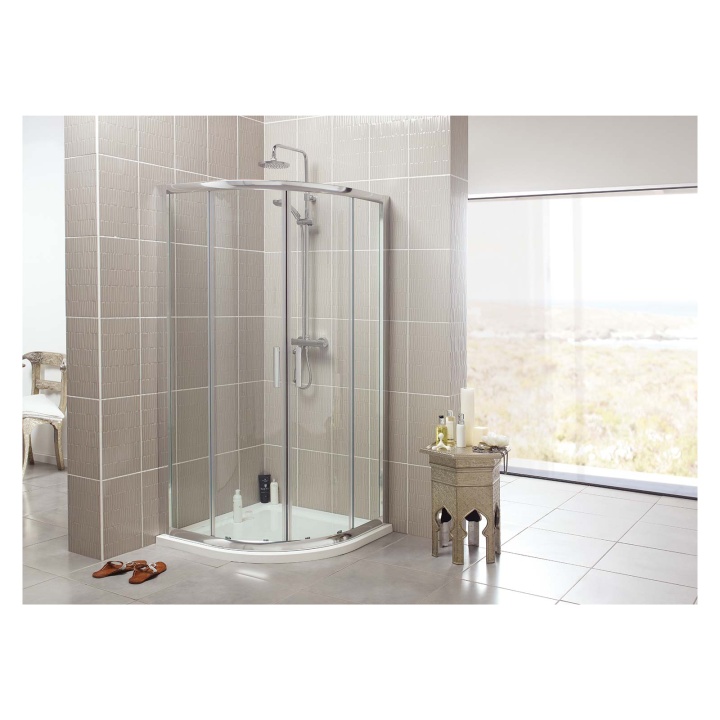 K-Vit Koncept Silver Quadrant Shower Enclosure