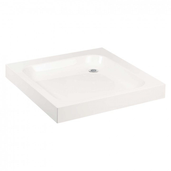 Classic Height Stone Resin White Shower Tray 800 x 800mm