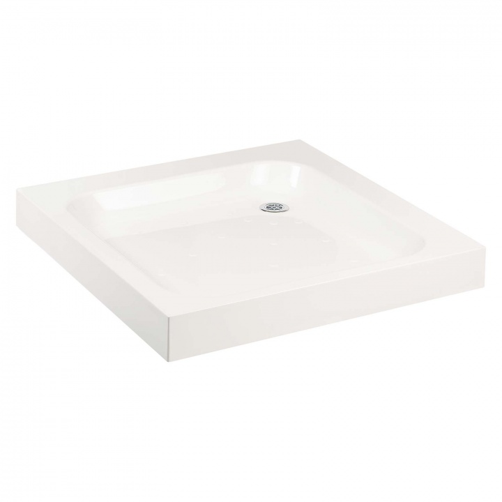 Classic Height Stone Resin White Shower Tray 900 x 900mm