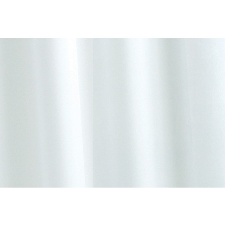 Croydex White PVC Shower Curtain 1800mm x 1800mm