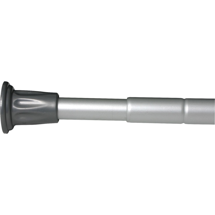 Croydex Silver Telescopic Shower Curtain Rod 1100 - 2600mm
